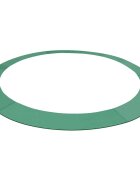vidaXL Предпазна подложка PE зелена за кръгъл батут 366 м