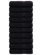 vidaXL Премиум хавлиени кърпи SOLUND 10 бр зелени 100x150 см 600 gsm