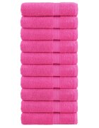 vidaXL Премиум хавлиени кърпи SOLUND 10 бр зелени 100x150 см 600 gsm