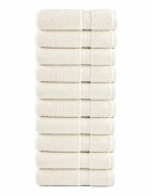 vidaXL Премиум хавлиени кърпи SOLUND 10 бр зелени 100x150 см 600 gsm