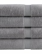 vidaXL Премиум хавлиени кърпи SOLUND 4 бр сиви 100x150 см 600 gsm