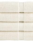 vidaXL Премиум хавлиени кърпи SOLUND 4 бр зелени 100x150 см 600 gsm