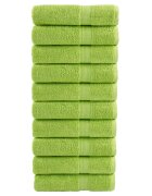 vidaXL Премиум кърпи баня SOLUND 10бр ябълковозелени 70x140 см 600 gsm