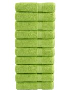 vidaXL Премиум кърпи ръце SOLUND 10 бр ябълковозелени 50x100 см 600gsm
