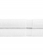 vidaXL Премиум кърпи SOLUND 2 бр бели 100x200 см 600 gsm