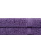vidaXL Премиум кърпи SOLUND 2 бр лилави 100x200 см 600 gsm