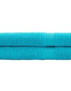 vidaXL Премиум кърпи SOLUND 2 бр тюркоаз 100x200 см 600 gsm