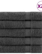 vidaXL Премиум кърпи SOLUND 25 бр антрацит 100x200 см 600 gsm