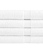 vidaXL Премиум кърпи SOLUND 4 бр бели 100x200 см 600 gsm