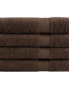 vidaXL Премиум кърпи SOLUND 4 бр кафяви 100x200 см 600 gsm