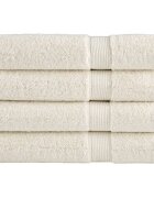 vidaXL Премиум кърпи SOLUND 4 бр кремави 100x200 см 600 gsm