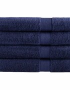 vidaXL Премиум кърпи SOLUND 4 бр нейви сини 100x200 см 600 gsm