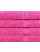 vidaXL Премиум кърпи SOLUND 4 бр розови 100x200 см 600 gsm