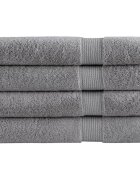 vidaXL Премиум кърпи SOLUND 4 бр сиви 100x200 см 600 gsm