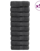 vidaXL Премиум кърпи SOLUND 50 бр. Антрацит 15x21 см 600 gsm
