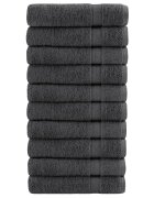 vidaXL Премиум кърпи за баня SOLUND 10 бр антрацит 70x140 см 600 gsm
