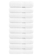 vidaXL Премиум кърпи за баня SOLUND 10 бр бели 70x140 см 600 gsm