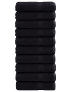 vidaXL Премиум кърпи за баня SOLUND 10 бр черни 70x140 см 600 gsm