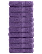 vidaXL Премиум кърпи за баня SOLUND 10 бр лилави 70x140 см 600 gsm