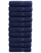 vidaXL Премиум кърпи за баня SOLUND 10 бр сини 70x140 см 600 gsm