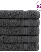 vidaXL Премиум кърпи за баня SOLUND 25 бр антрацит 70x140 см 600 gsm