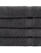 vidaXL Премиум кърпи за баня SOLUND 4 бр антрацит 70x140 см 600 gsm
