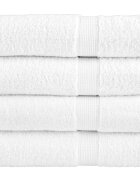 vidaXL Премиум кърпи за баня SOLUND 4 бр бели 70x140 см 600 gsm