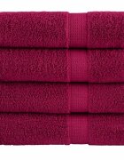 vidaXL Премиум кърпи за баня SOLUND 4 бр бордо 70x140 см 600 gsm