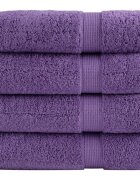 vidaXL Премиум кърпи за баня SOLUND 4 бр лилави 70x140 см 600 gsm