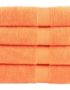 vidaXL Премиум кърпи за баня SOLUND 4 бр оранжев 70x140 см 600 gsm