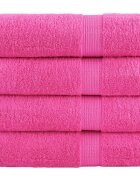 vidaXL Премиум кърпи за баня SOLUND 4 бр розови 70x140 см 600 gsm