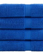 vidaXL Премиум кърпи за баня SOLUND 4 бр сини 70x140 см 600 gsm
