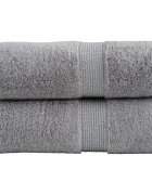 vidaXL Премиум кърпи за пране SOLUND 2 бр. сиви 30x30 см 600 г/м²