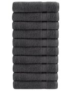vidaXL Премиум кърпи за ръце SOLUND 10 бр антрацит 50x100 см 600 gsm