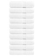 vidaXL Премиум кърпи за ръце SOLUND 10 бр бели 50x100 см 600 gsm