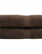 vidaXL Премиум кърпи за ръце SOLUND 2 бр. кафяви 50x100 см 600 г/м²