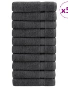 vidaXL Премиум кърпи за ръце SOLUND 50 бр антрацит 50x100 см 600 gsm
