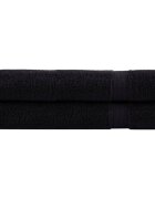 vidaXL Премиум кърпи за сауна SOLUND 2 бр черни 80x200 см 600 gsm