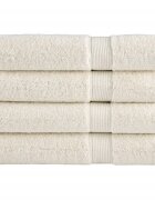vidaXL Премиум кърпи за сауна SOLUND 4 бр кремави 80x200 см 600 gsm