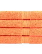 vidaXL Премиум кърпи за сауна SOLUND 4 бр оранжеви 80x200 см 600 gsm