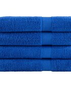 vidaXL Премиум кърпи за сауна SOLUND 4 бр сини 80x200 см 600 gsm
