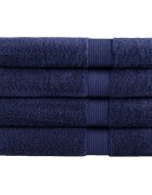 vidaXL Премиум кърпи за сауна SOLUND 4 бр сини 80x200 см 600 gsm