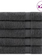 vidaXL Премиум сауна кърпи SOLUND 25 бр антрацит 80x200 см 600 gsm