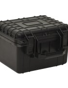 vidaXL Преносим калъф за полет черен 27x25x18 см PP