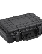 vidaXL Преносим калъф за полет черен 30x22x10 cm PP