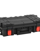 vidaXL Преносим калъф за полет черен 565x34x16 см PP