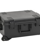 vidaXL Преносим калъф за полет черен 625x50x285 см PP