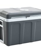 vidaXL Преносима термоелектрическа хладилна кутия 40 л 12 V 230 V E