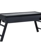 vidaXL Преносимо барбекю грил за къмпинг 60x225x33 см