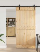 vidaXL Преплъзваща се врата NARVIK 100 x 210 см (2135 см)